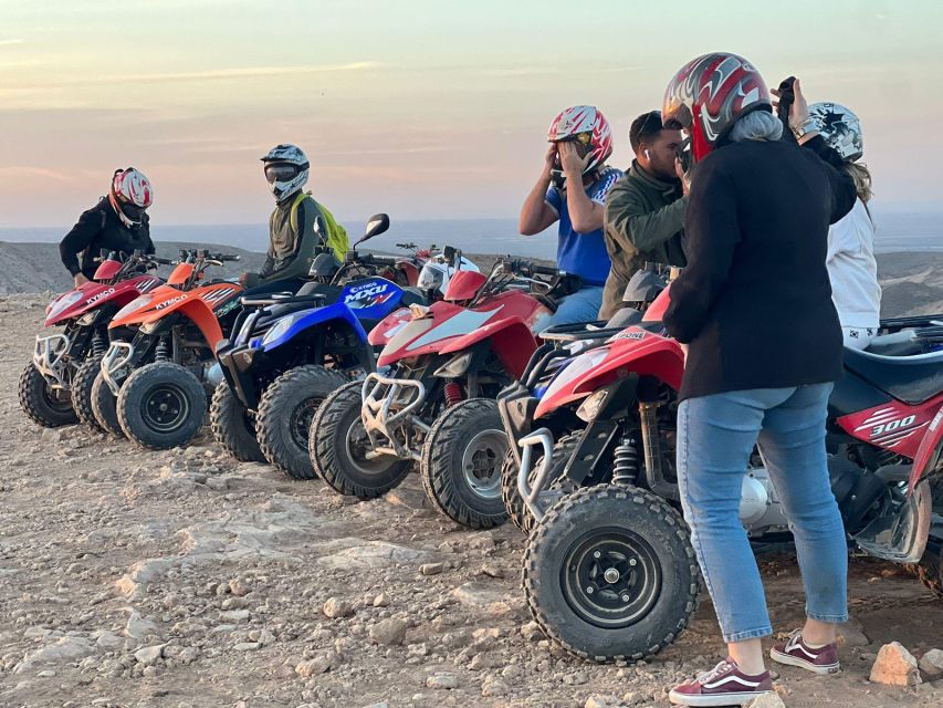 From Marrakech: Agafay Desert Quad Biking Tour with Transfer - The mid-ride tea stop