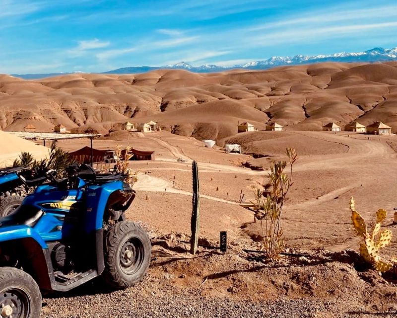 From Marrakech: Agafay Desert Quad Biking with Dinner & Show - Music, fire, and the evening show