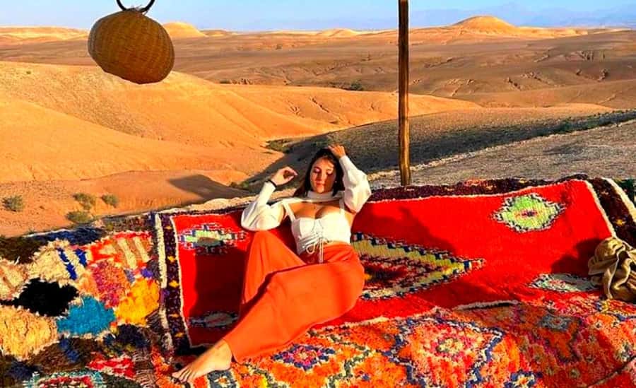 From Marrakech : Agafay Desert Sunset Dinner with Camel Ride - What the Agafay Desert really offers