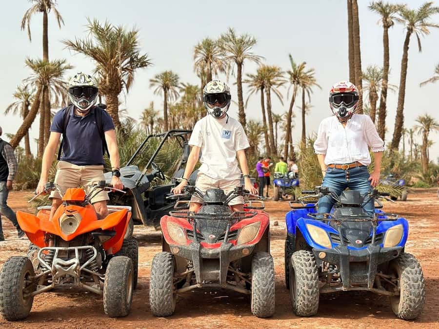 From Marrakech: Aqua Karting & Quad Bike Half-Day Trip - Riding quads through Palmeraie