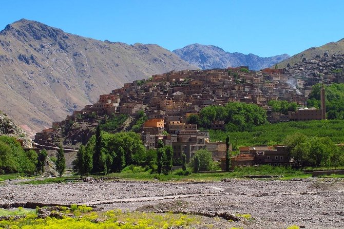 From Marrakech: Atlas Mountains and Berber Villages Day Trip - Reaching Imlil and walking to the waterfall