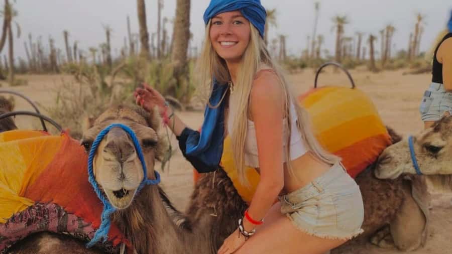 From Marrakech: Camel ride in the oasis palmeraie Grove - What the Palmeraie actually feels like