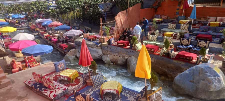From Marrakech: Day Trip Ourika Valley, High Atlas Mountains - Walking to the first waterfall
