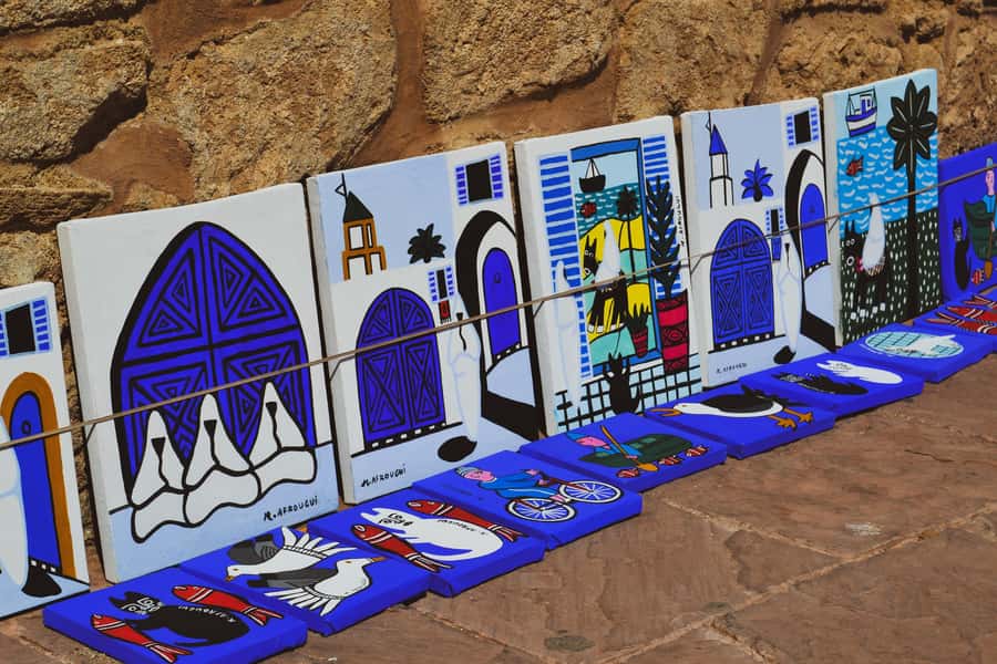 From Marrakech: Essaouira Day Trip with Beach Activities - The port, bronze cannons, and Atlantic views