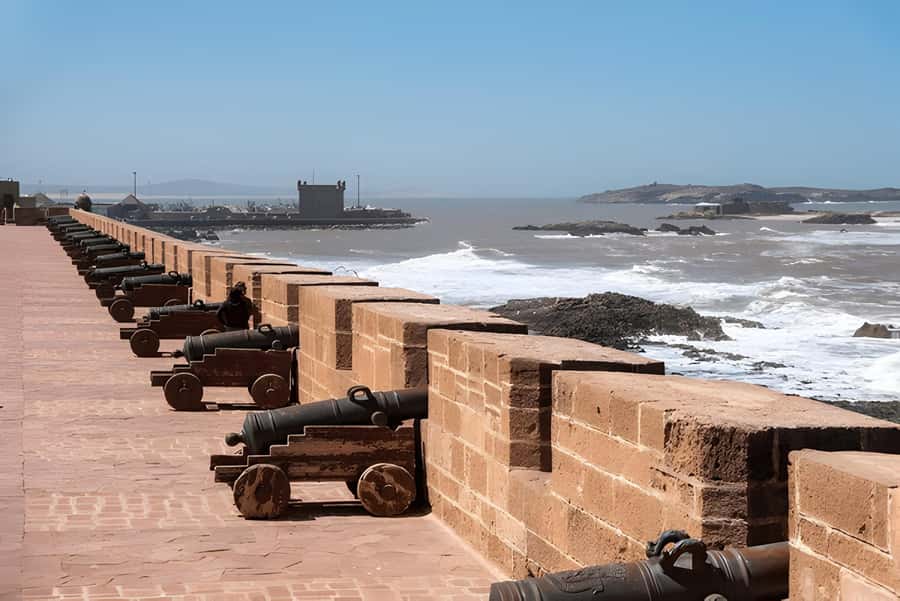 From Marrakech: Essaouira day Trip with camel, horse & quad - Essaouira port, bronze cannons, and Atlantic air