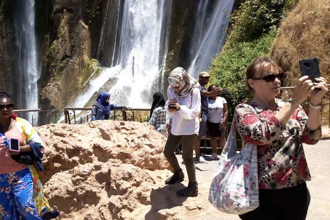 From Marrakech: Full-Day Tour to Ouzoud Waterfalls with Boat Trip - The boat ride at the foot of the falls