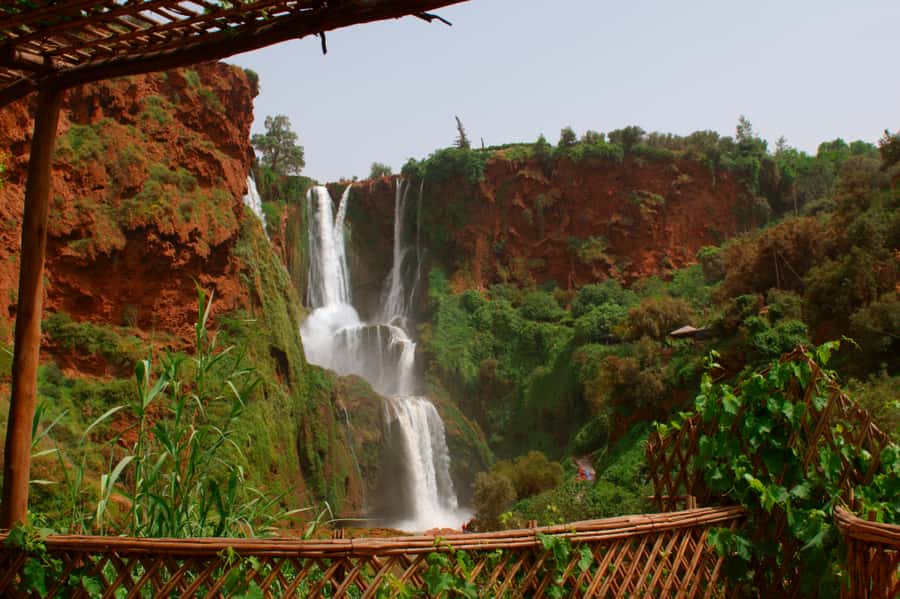 From Marrakech: Guided Ouzoud Waterfalls Tour with Boat Ride - The boat ride beneath the falls