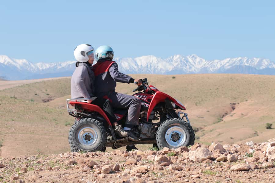 From Marrakech: Guided Quad Biking Tour in Agafay Desert - Leaving Marrakech for the Agafay Desert