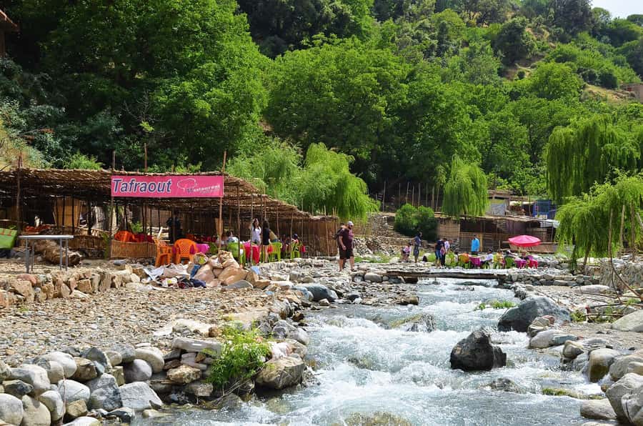 From Marrakech: Ourika Valley & Atlas Mountains Waterfalls - Atlas viewpoints and the road into Ourika
