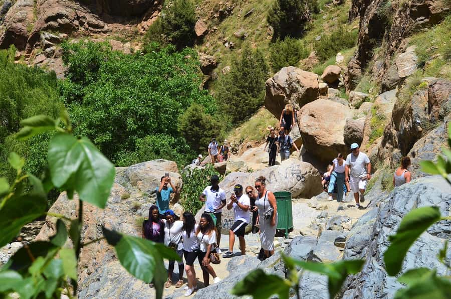 From Marrakech: Ourika Valley & Atlas Mountains Waterfalls - Lunch beside the Ourika River