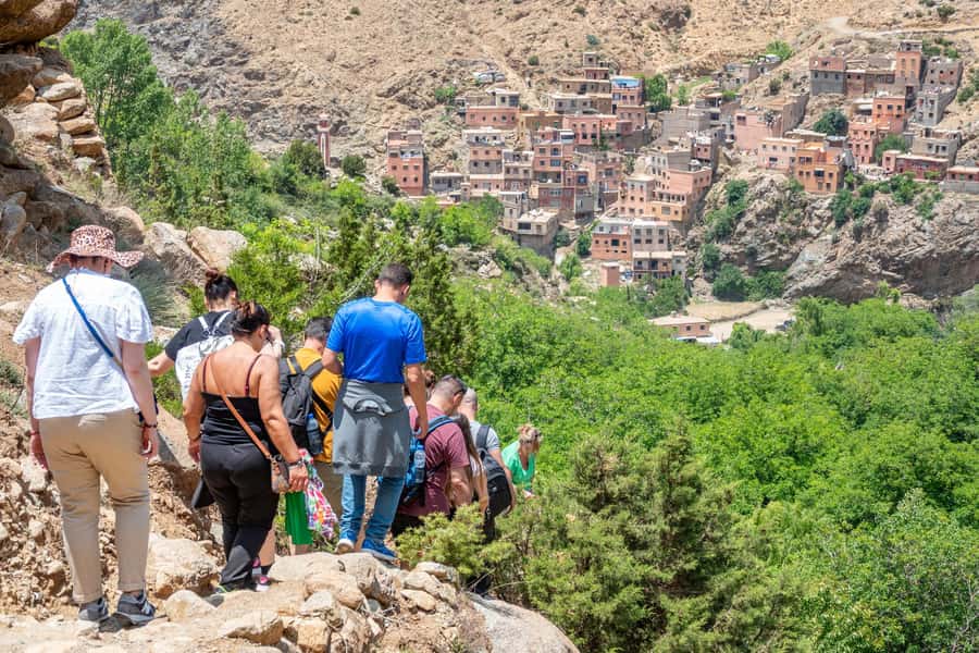 From Marrakech: Ourika Valley Trip, Waterfall Hike & Lunch - Berber villages and the local market