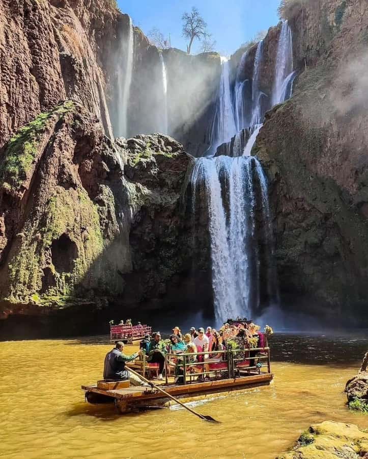 From Marrakech:Ouzoud Waterfalls Day Trip with Boat Tour - Lunch Above the Waterfalls