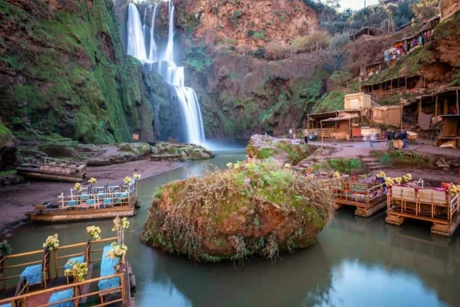 From Marrakech: Ouzoud Waterfalls Guided Hike and Boat Tour - First views of North Africa’s highest waterfall