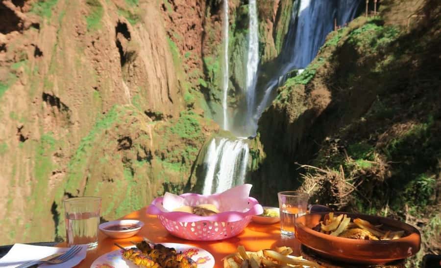From Marrakech: Ouzoud Waterfalls Guided Hike and Boat Trip - The guided hike down to the pool