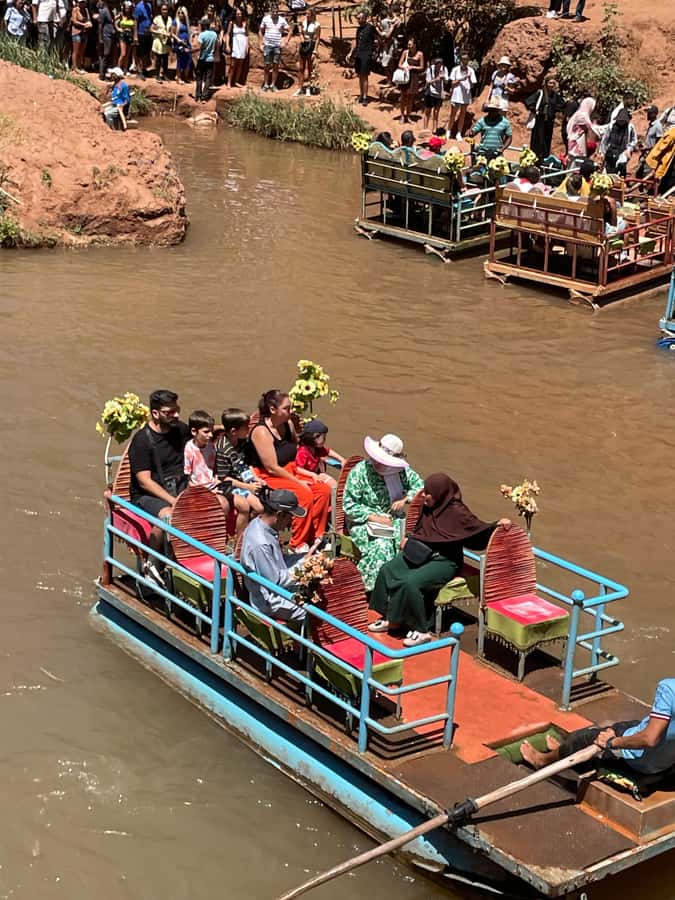 From Marrakech: Ouzoud Waterfalls Guided Hike and Boat Trip - Lunch above the cascades