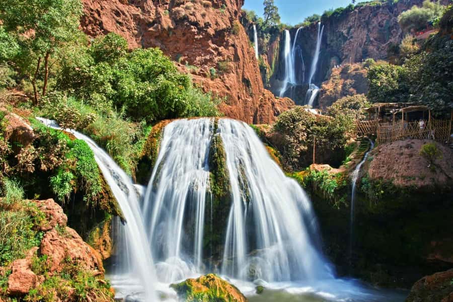 From Marrakech: Ouzoud Waterfalls Guided Tour and Boat Trip - Getting Close to the Water by Boat
