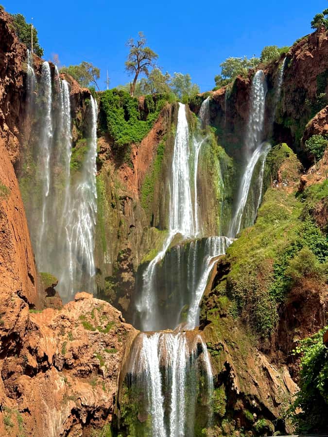 From Marrakech: Ouzoud Waterfalls Guided Trip with Boat Ride - Lunch above the falls