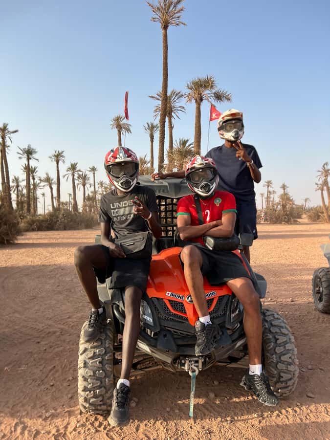 From Marrakech: Palm Grove Quad Bike Tour with Mint Tea - Mint tea and Berber hospitality