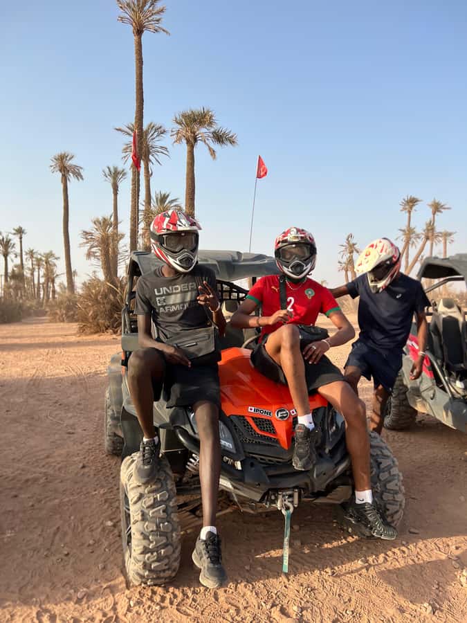 From Marrakech: Palm Grove Quad Bike Tour with Mint Tea - What the $40 price really includes