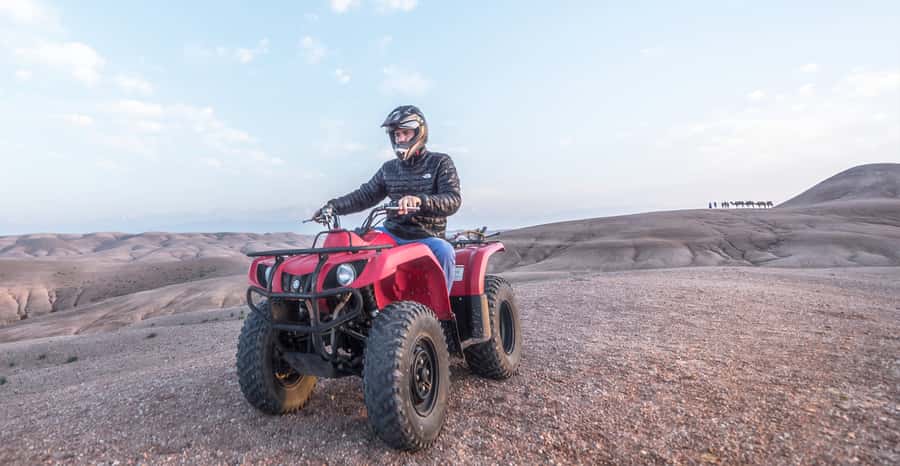 From Marrakech: Premium Agafay Desert Half-Day Quad Biking - From Marrakech to the Agafay Desert