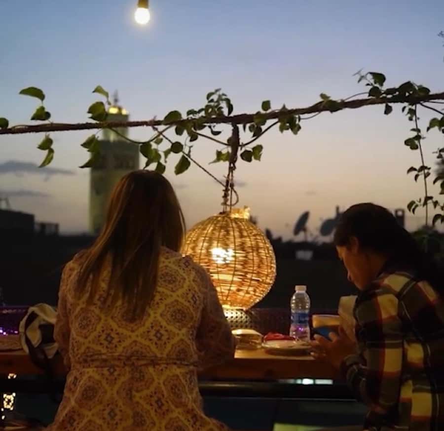 From Marrakech: Rooftop Dinner & Romantic Medina Views - Arriving at Al Khayma in the Marrakech medina