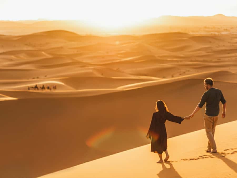 From Marrakech: Unforgettable 3-Day Desert Tour to Fes - Walking beneath the cliffs of Todra Gorge