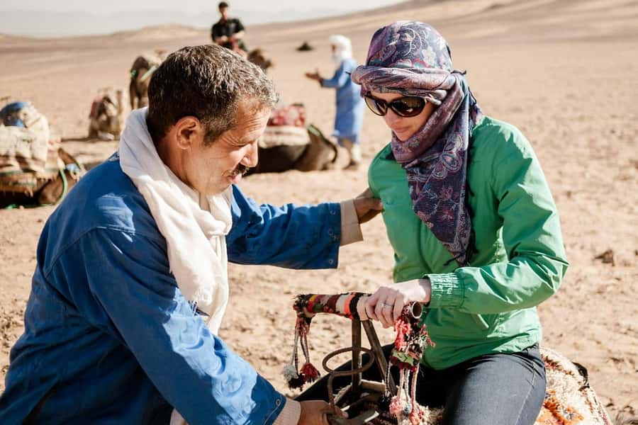 From Marrakech: Zagora 2-Day Desert Safari with Food & Camp - A private tent, dinner, and drums under the stars