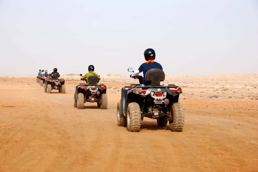 From Marrakesh: Agafay Desert Quad Biking, Camels & Dinner - Getting started with the one-hour quad ride