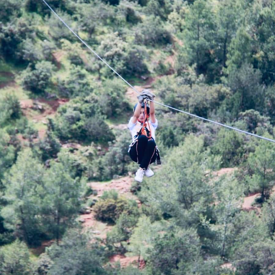 From Marrakesh: Zip-Line & Hike in the Atlas Mountains - From Tahanaout into the Atlas Mountains