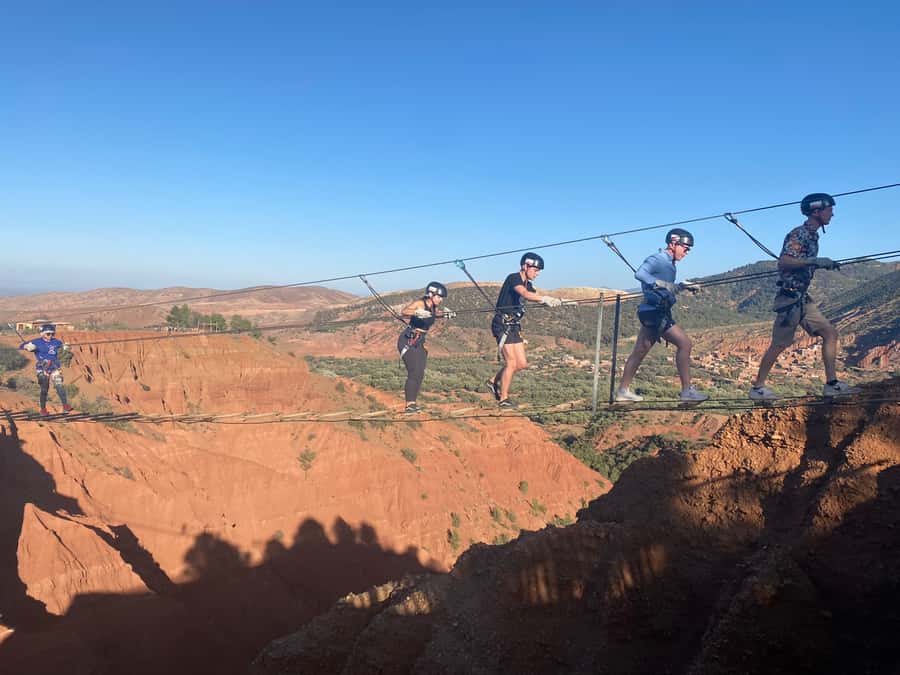 From Marrakesh: Zip-Line & Hike in the Atlas Mountains - Markets and the final village walk