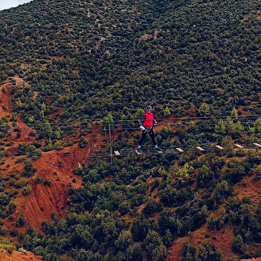 From Marrakesh: Zip-Line & Hike in the Atlas Mountains - Argan oil, bread, and Moroccan tea