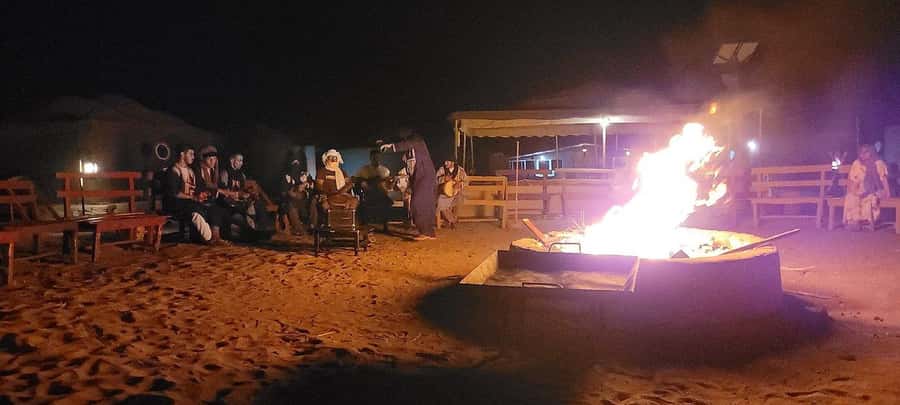 From Ouarzazate: 2-Day Excursion to Zagora Desert - Berber-style camp dinner, fire, and music