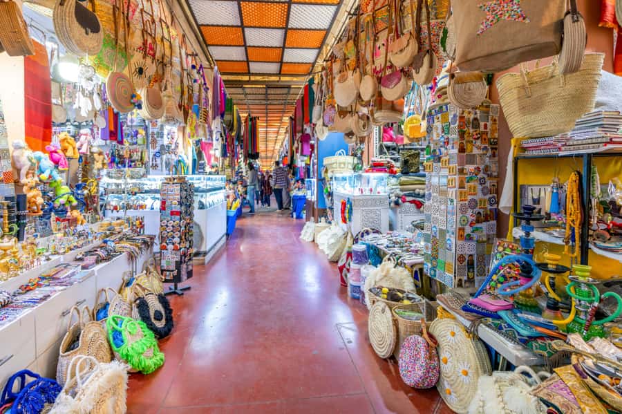 From Taghazout or Agadir: Souk El Had Guided Tour in Agadir - Entering the market with a guide