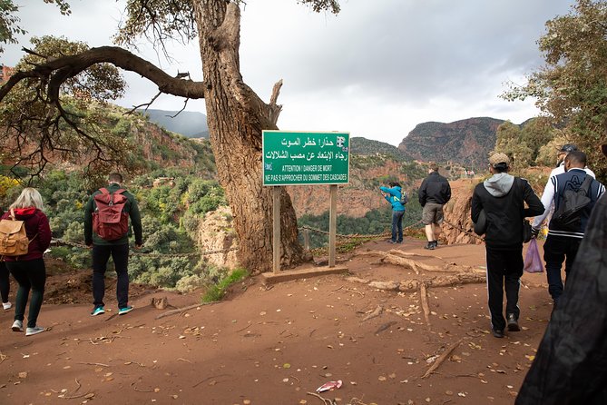 Full Day Trip To Ouzoud Waterfalls From Marrakech & Boat Tour - Arriving Above the 110-Meter Cascades