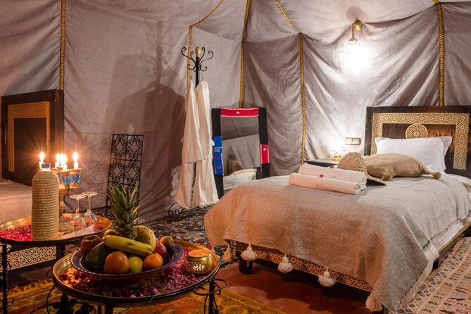 GROUP TOUR - 1 night 2 Day LUXURY Desert TRIP from FES to FES - What the luxury desert camp is like