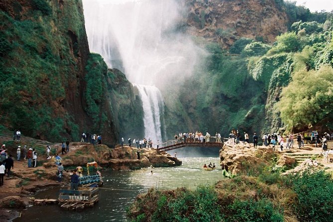 Guided Day tour of Ouzoud waterfalls from Marrakech - Walking through the olive groves
