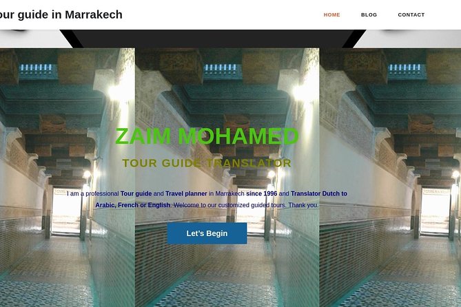 Guided walking tour in Marrakech - Meeting at Poste du Maroc near Jemaa el-Fna