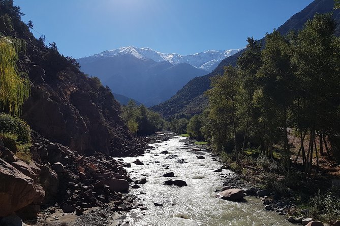 Half-Day Atlas Mountains Tour From Marrakech - The river stop and the busy side of the route