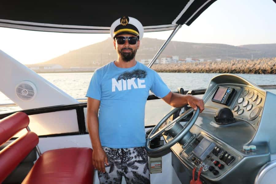 Half-Day Boat Trip in Agadir: Fishing, Fish BBQ & Swimming - Arriving at the marina with mint tea