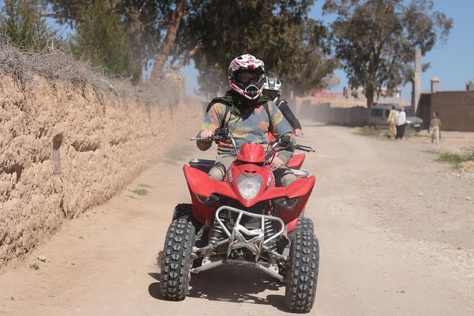 Half-day quad bike in the palmgrove & rock desert - Pace, photographs, and the heat