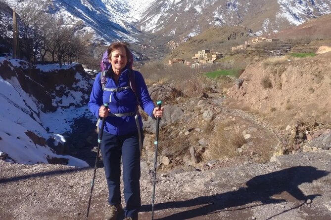Hiking and summiting the Atlas Mountains day trip from Marrakech - A Berber family lunch with a mountain view