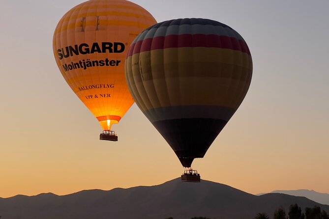 Hot Air Balloon Adventure over Marrakesh and Atlas Mountains - The basket experience: calm, social, and not private