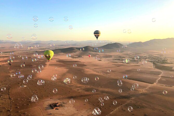 Hot air balloon flight at sunrise in Marrakech & breakfast - The pre-dawn pickup and ride from Marrakech