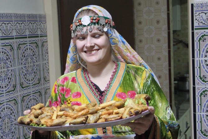 Join Best Moroccan Cooking Class with Chef Khadija ( Over 35 years Experience ) - Timing, meeting point, and group size