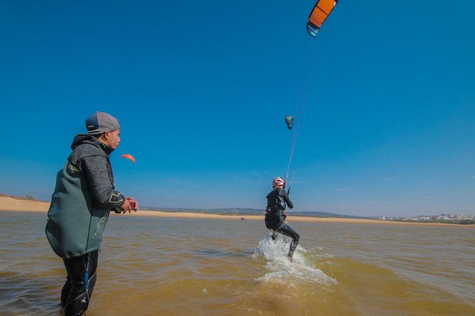 Kitesurfing Lessons in Essaouira Beach - Sharing one kite changes the lesson