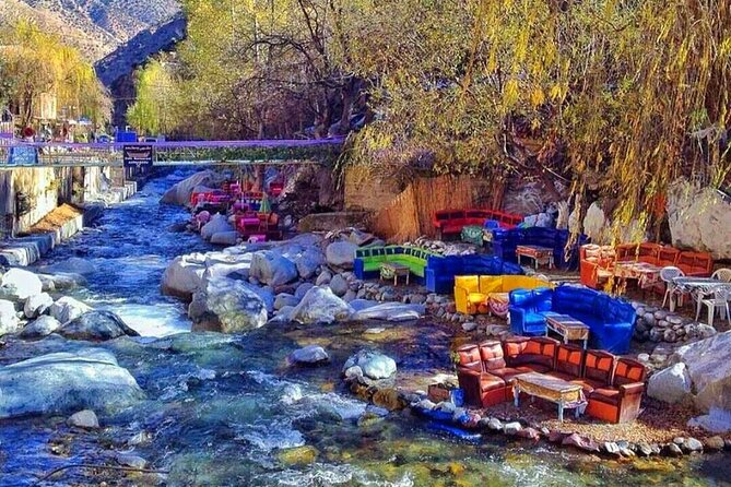 Lunch in the High Atlas: Ourika Valley Waterfalls & 3 Valleys - The argan oil cooperative and a simple Berber breakfast