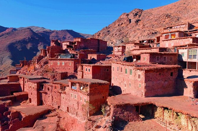Lunch in the High Atlas: Ourika Valley Waterfalls & 3 Valleys - Agafay Desert at sunset