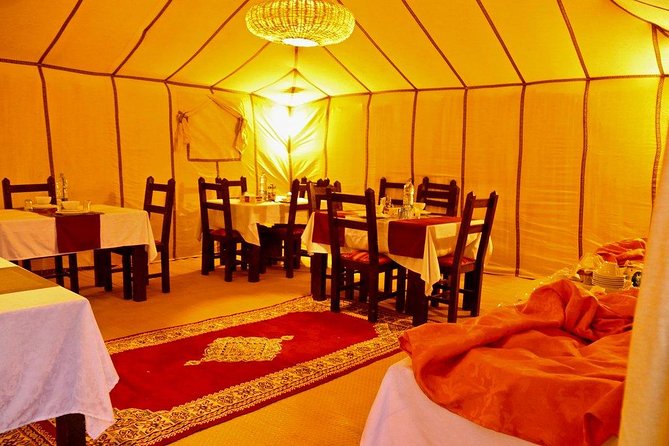 Luxury Camp in Merzouga Desert with Camel ride, Car 4WD - The luxury tent and private bathroom