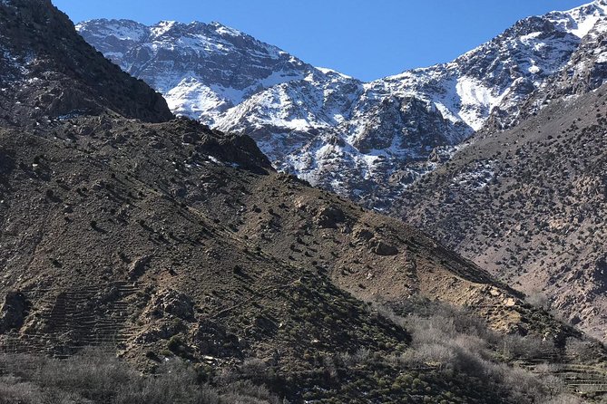 Luxury day trip: Three valleys & camel ride Agafay Desert - Tahanout, Asni, Lalla Takarkoust, and Imlil