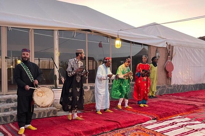 Magical dinner and sunset in Agafay desert - Leaving Marrakech for Agafay at sunset